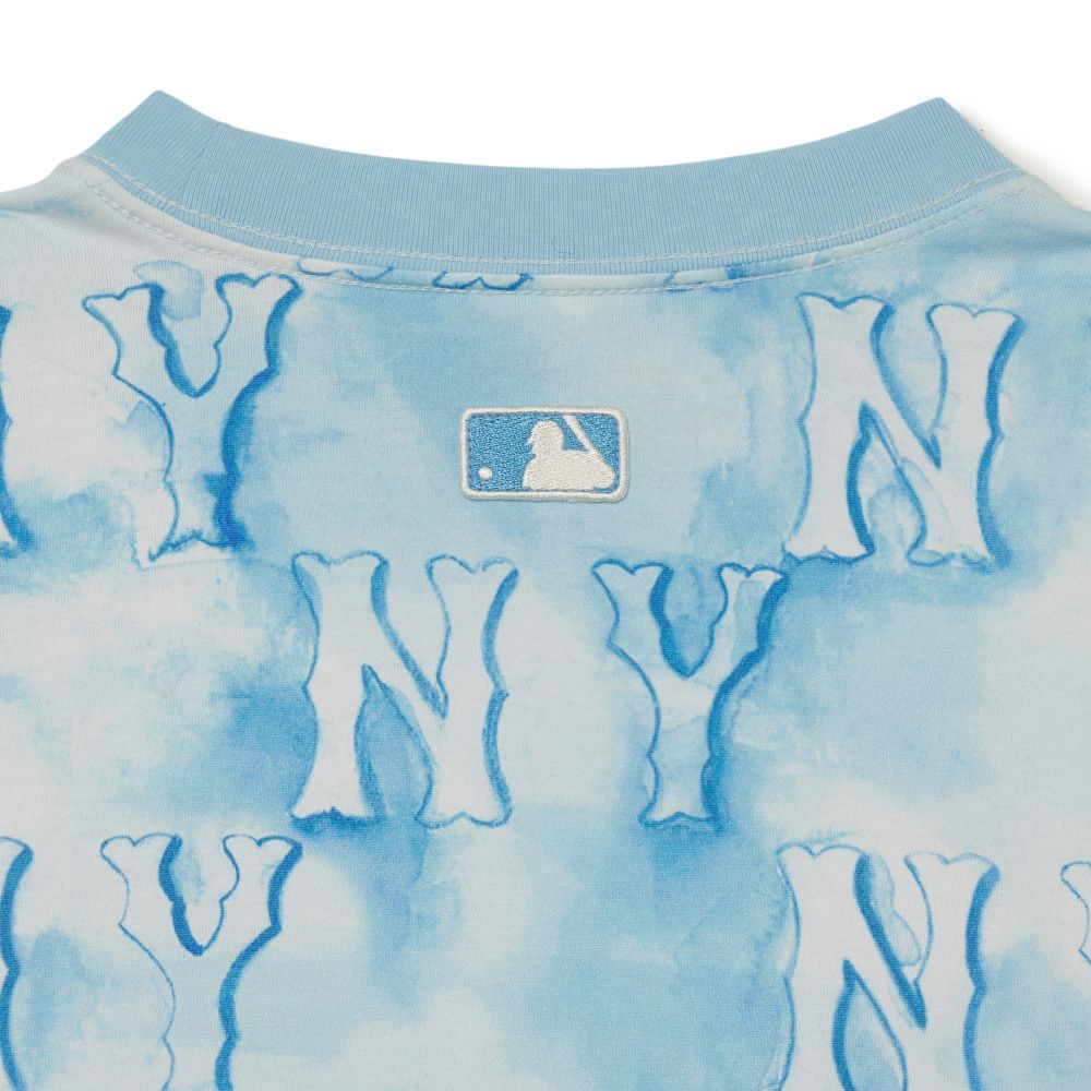 Men's Navy New York Yankees Big & Tall Tie-Dye T-Shirt