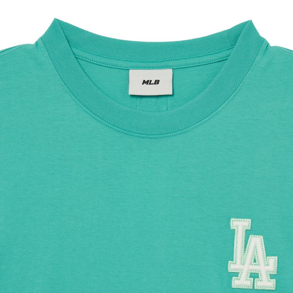 MLB LA Dodgers Basic Monogram Big NY Back Logo T-Shirt Light Blue