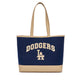 Basic Lettering Canvas Los Angeles Dodgers L-tote Bag