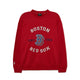 Varsity Pop Graphic Over Fit Boston Red Sox Sweatshirts