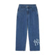 Basic Mega Logo Denim New York Yankees Denim Pants